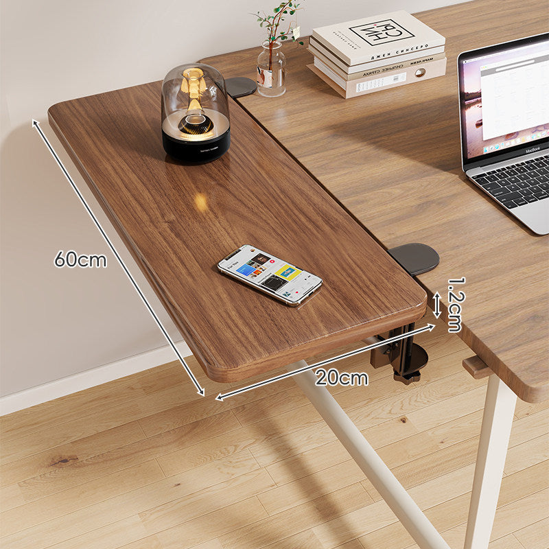 Clamp-On Adjustable Under-Desk Extension Work Surface