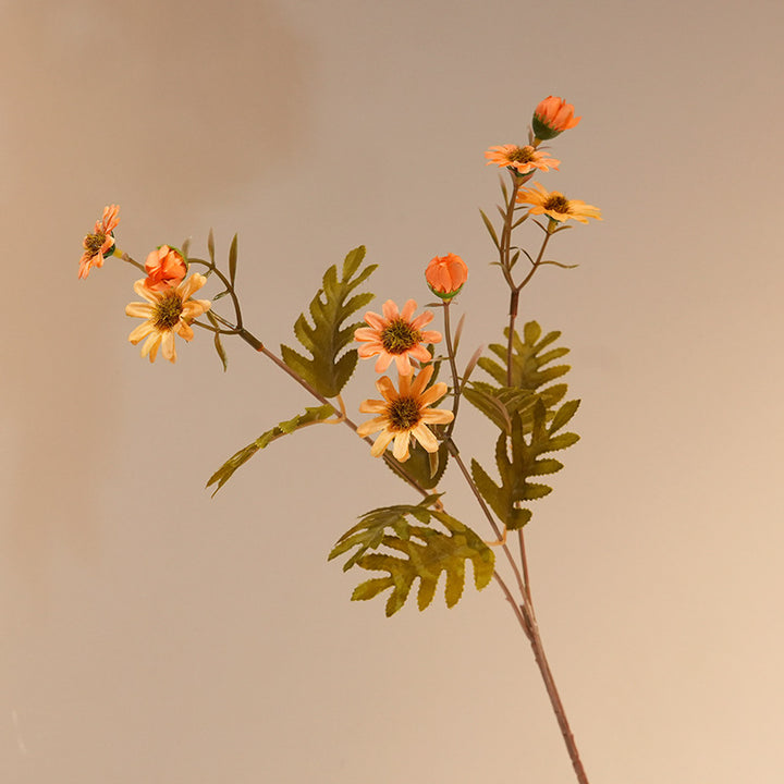 Artificial flower branch with ferns