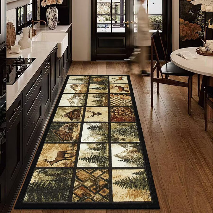 Rustic Outdoor Adventure Area Mat