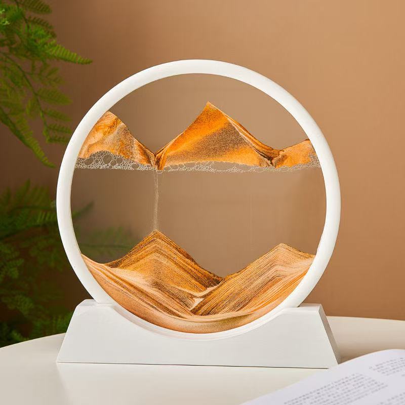 Sand pendulum decorative object