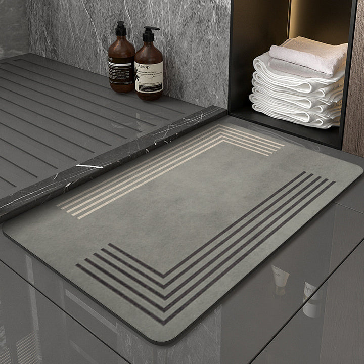 Modern Geometric Bath Mat