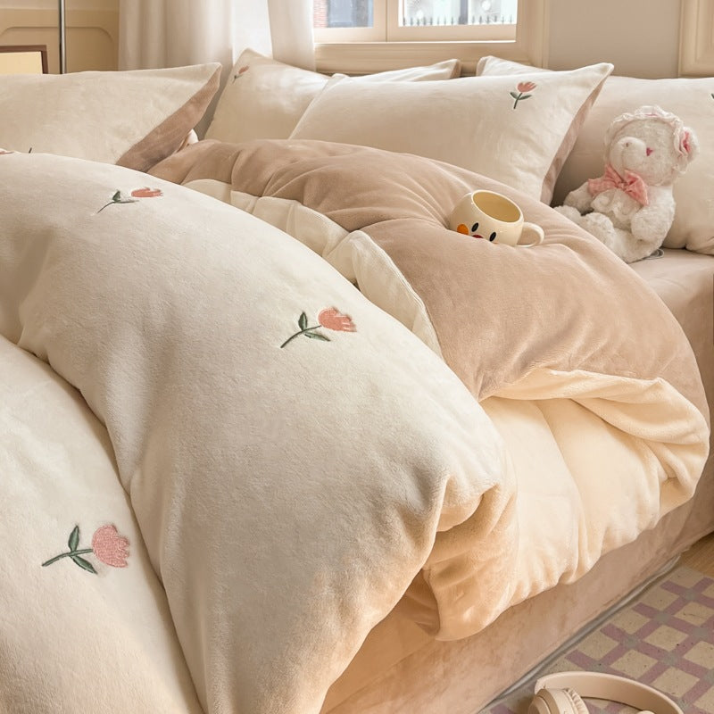 Luxurious Plush Duvet Set