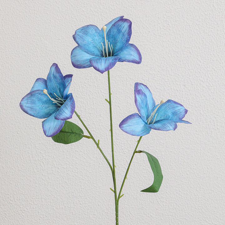 Artificial lily stem with delicate flowers