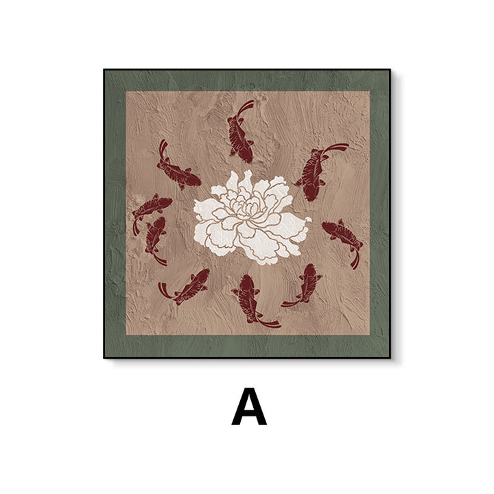 Framed Botanical Leaf Wall Art