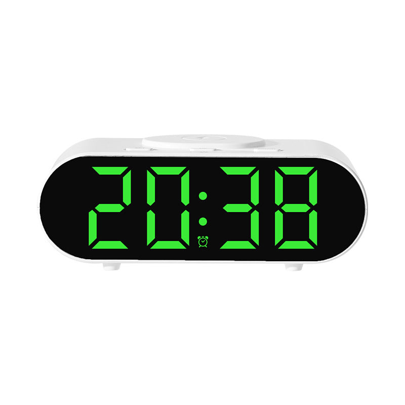 Digital alarm clock with large LED display