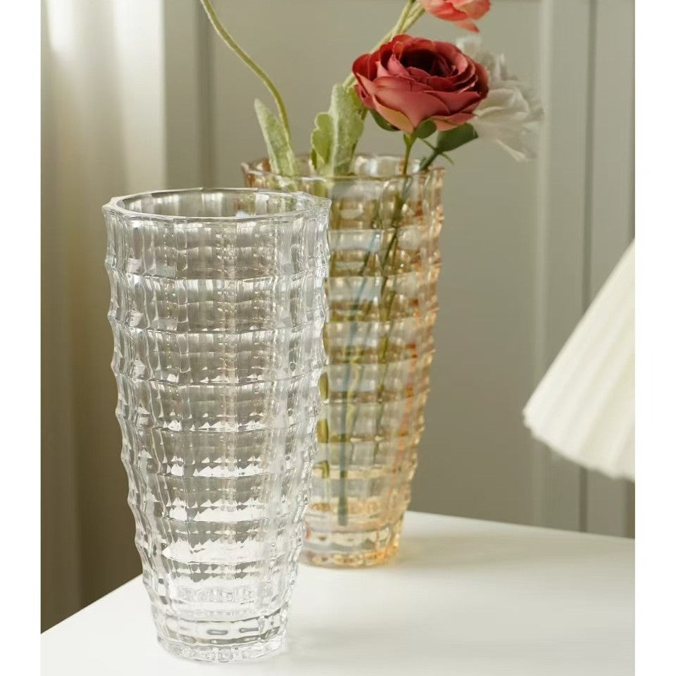 Artistic Twisted Glass Vase