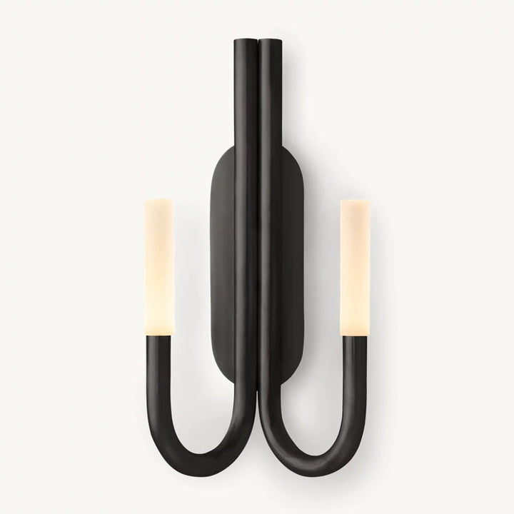 Modern double-arm wall lamp