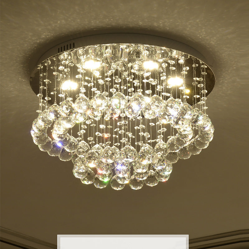 Crystal Illuminated Ceiling Light