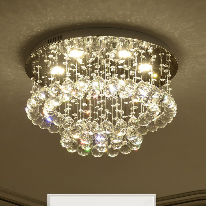 Crystal Illuminated Ceiling Light