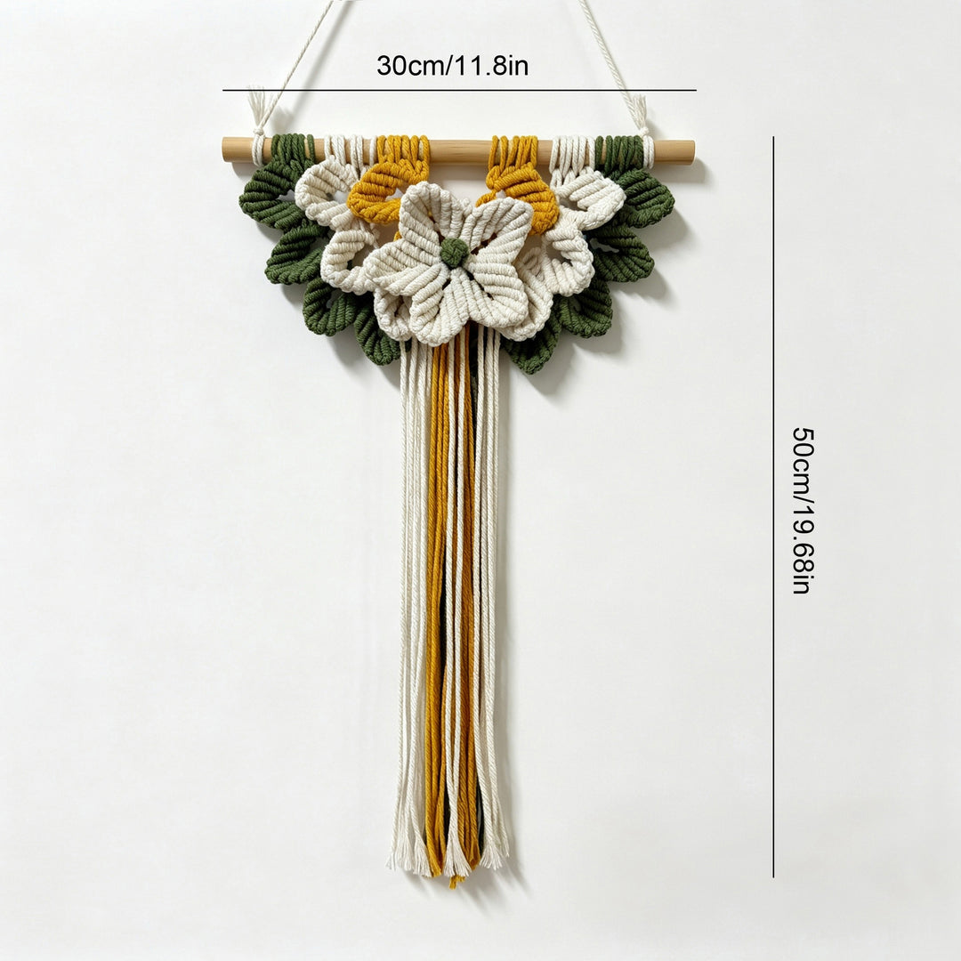 Floral Macrame Wall Hanging