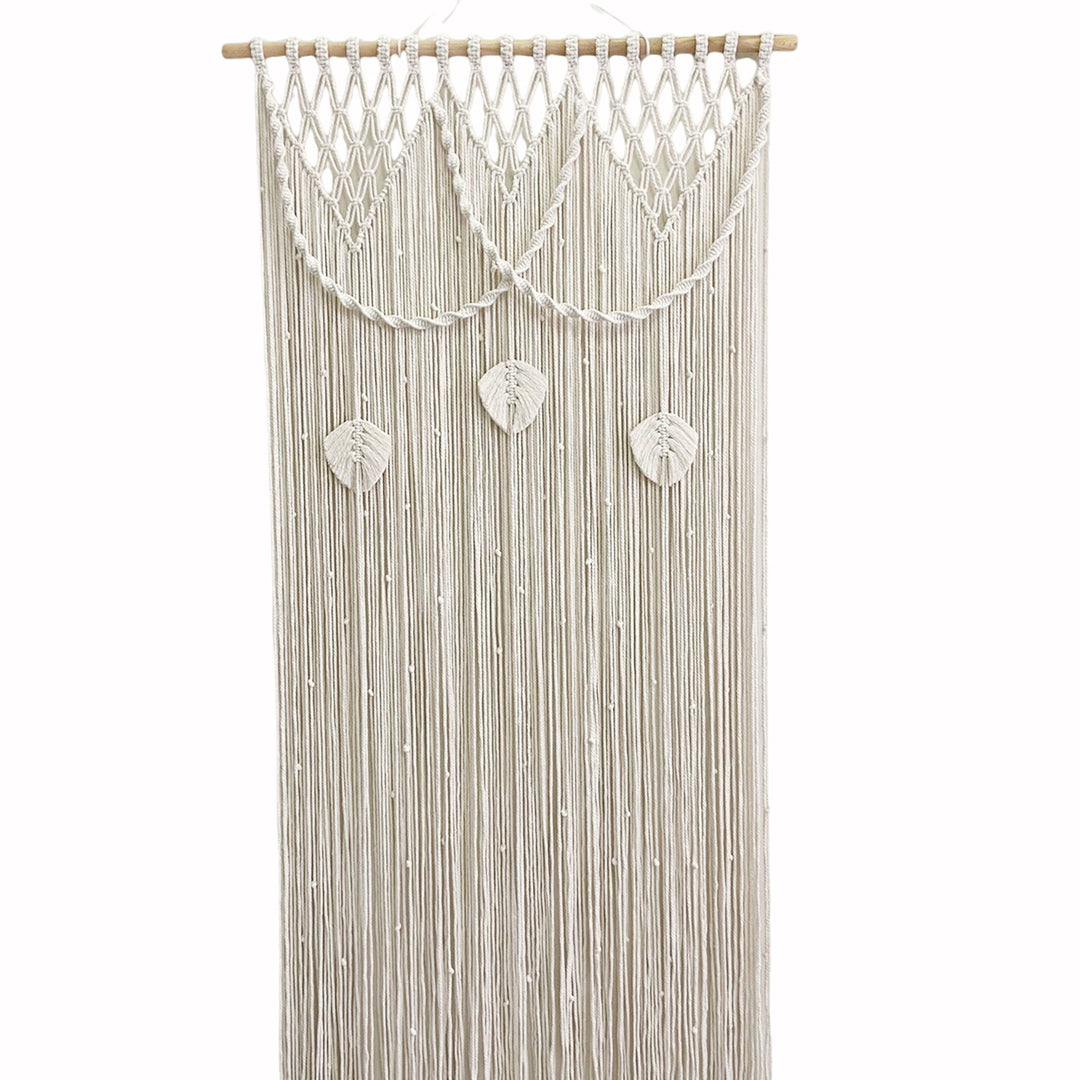 Macrame Leaf Motif Wall Hanging