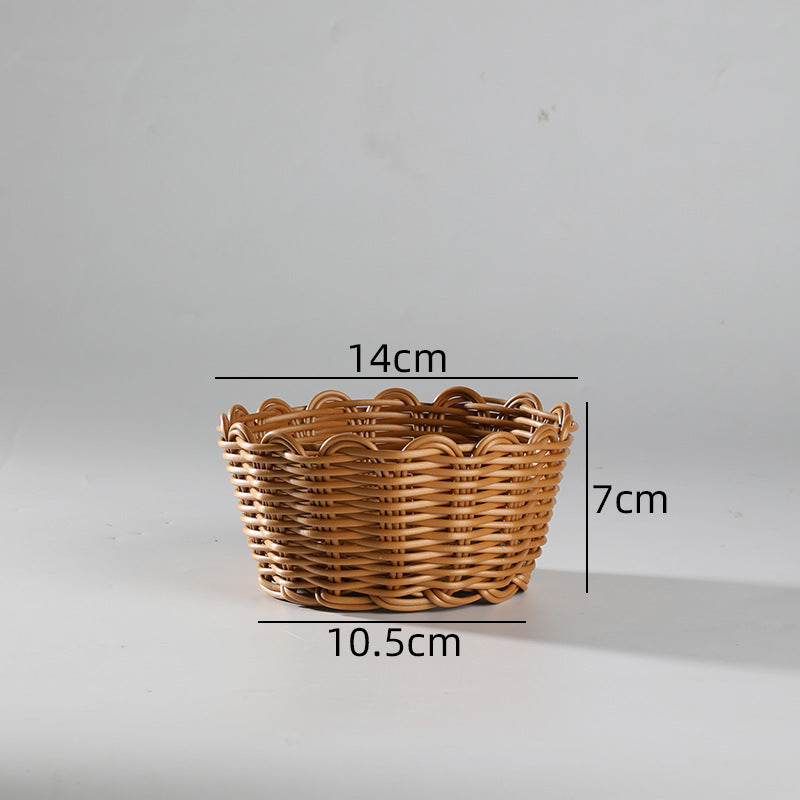 Decorative Braided Fruit Bowl