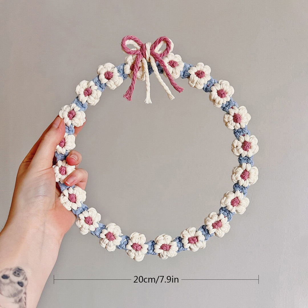 Floral Macrame Hoop Wreath