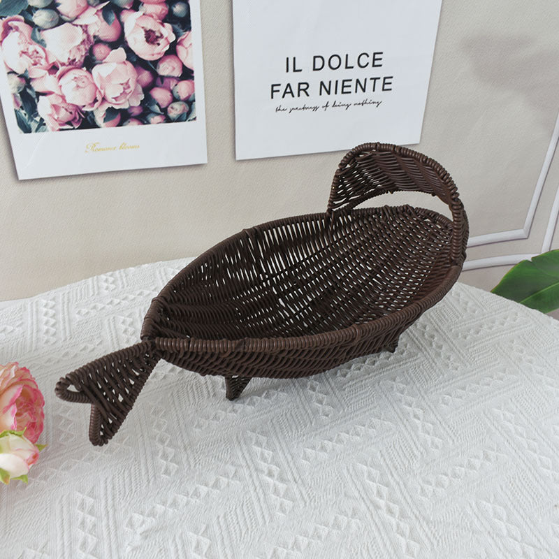 Decorative Fish-Shaped Storage Basket