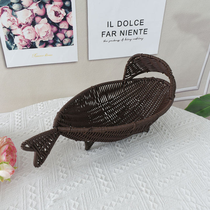 Decorative Fish-Shaped Storage Basket