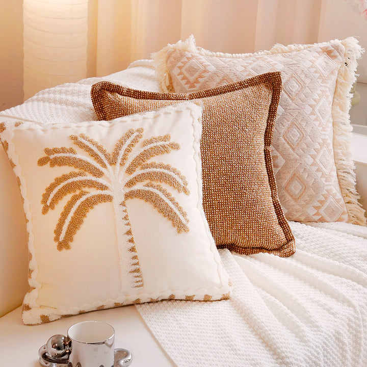 Decorative Palm Tree Accent Pillow