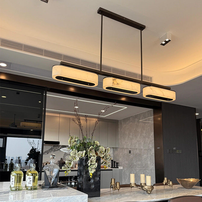 Modern elegant linear pendant light