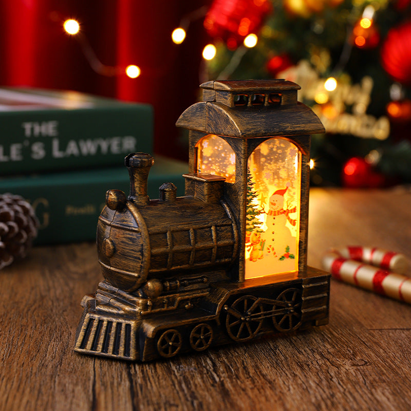 Nostalgic Christmas Train Lantern