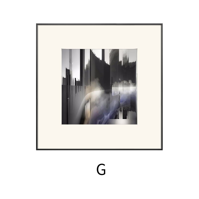 Framed Abstract Landscape Wall Art