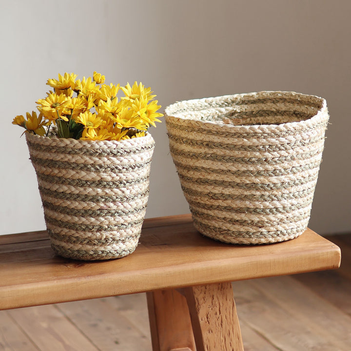 Handwoven storage basket
