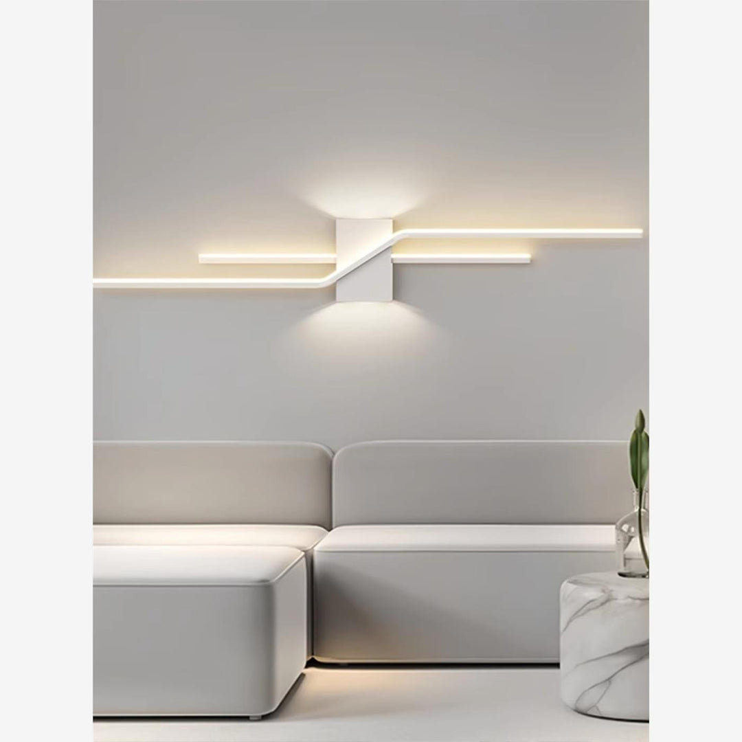 Contemporary wall lighting unit