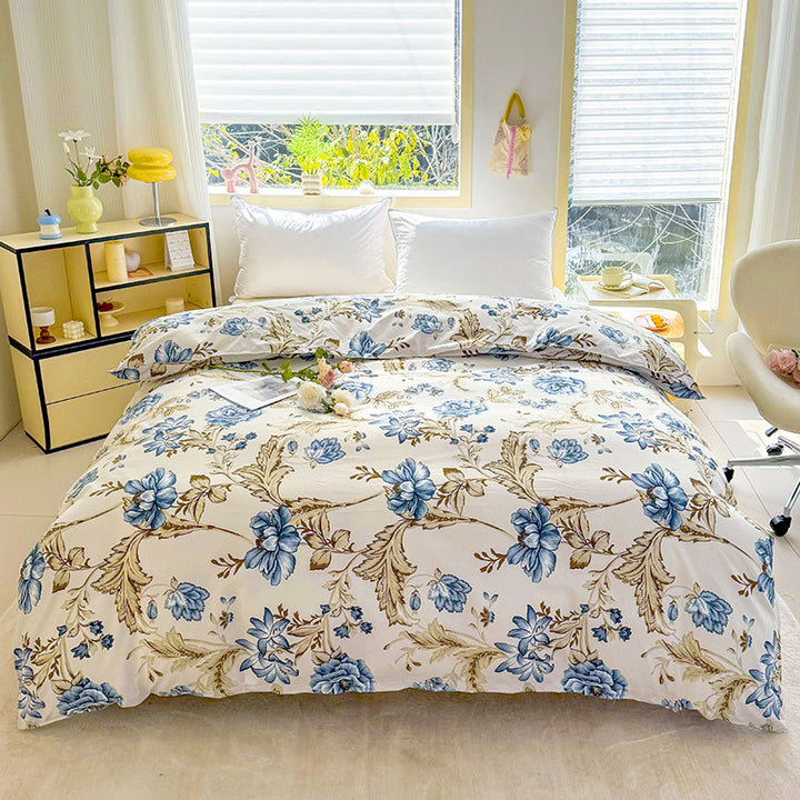Luxury Floral Print Bedding Set