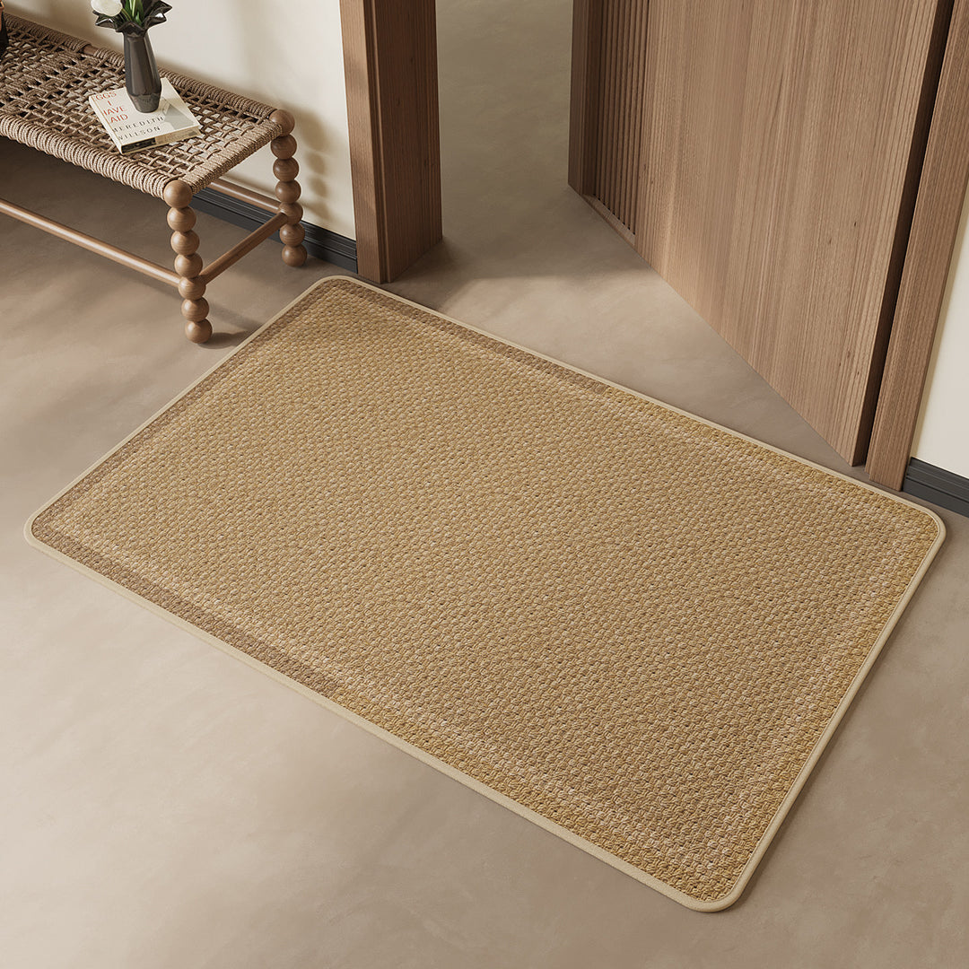 Natural Woven Low-Profile Entrance Door Mat