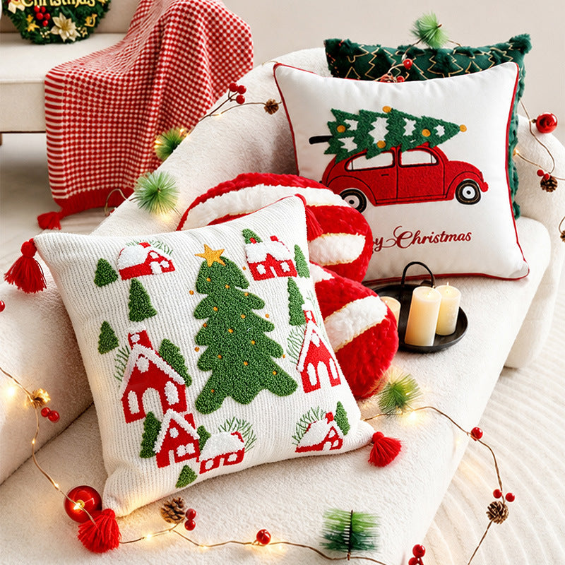 Decorative Christmas Throw Pillow for Festive Home Decor