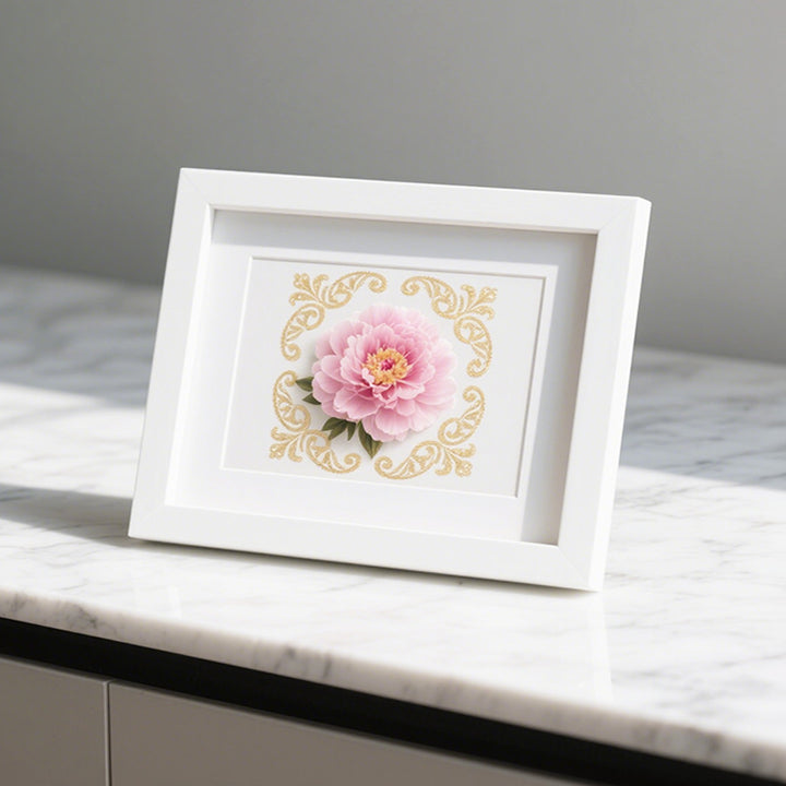 Floral Art Picture Frame