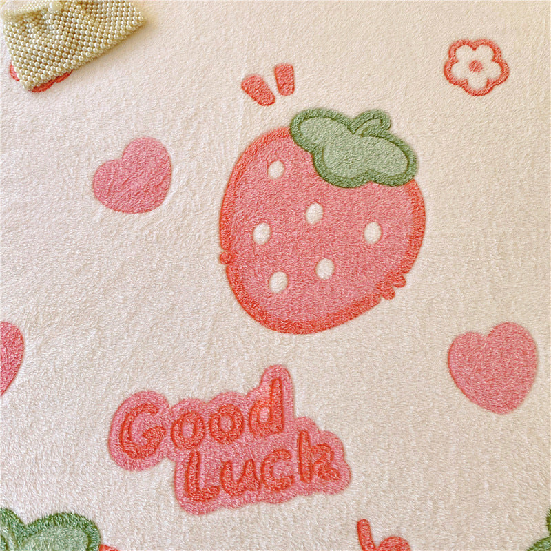Soft Plush Cartoon-Themed Bedspread