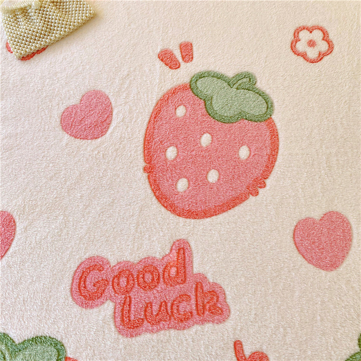 Soft Plush Cartoon-Themed Bedspread