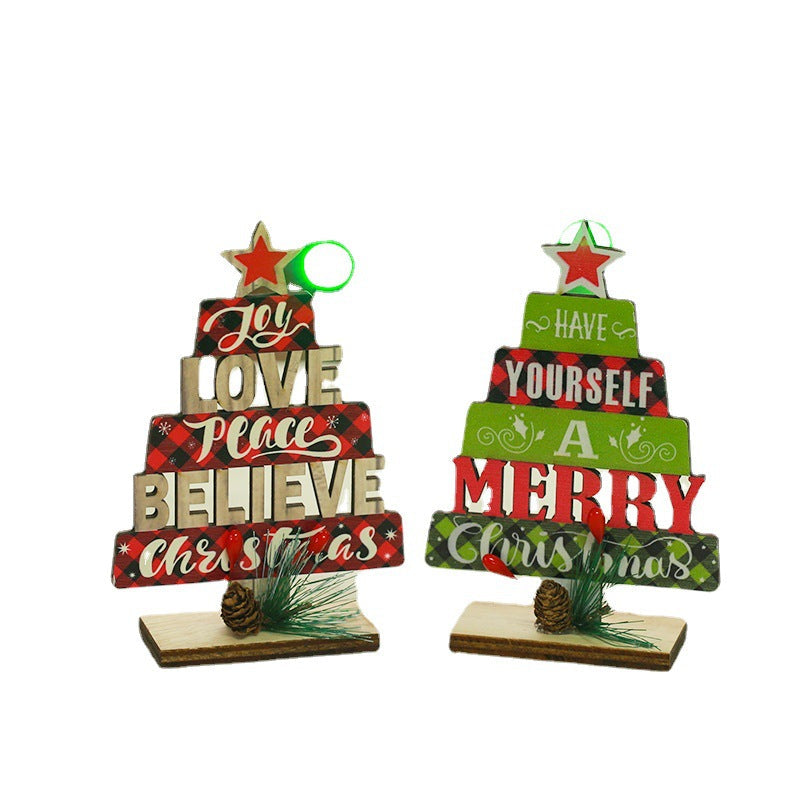 Decorative Christmas tree table item