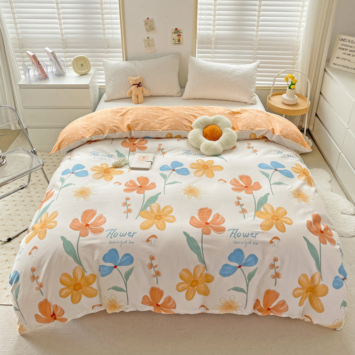 Playful Heart Pattern Duvet Cover Set