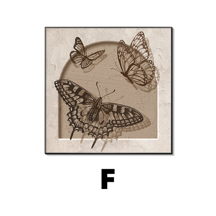 Decorative Framed Butterfly Wall Art