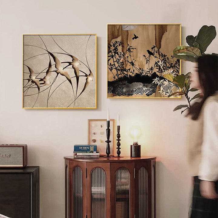 Abstract Textured Canvas Art 1790073187