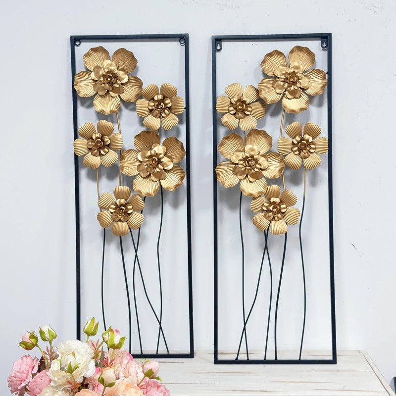 Artistic Floral Wall Metal Decor
