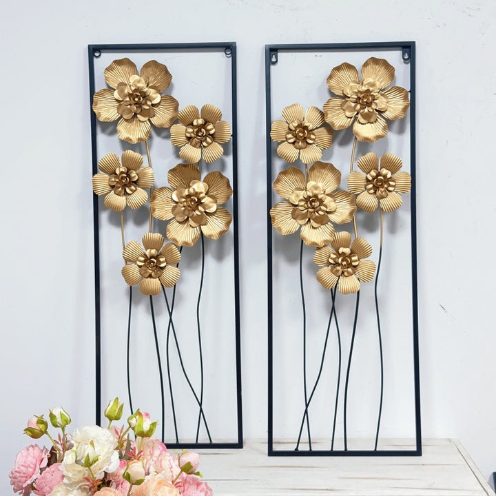 Artistic Floral Wall Metal Decor