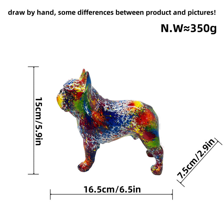 Decorative figure of a French Bulldog