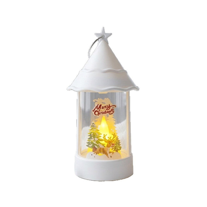 Christmas lantern with LED lighting