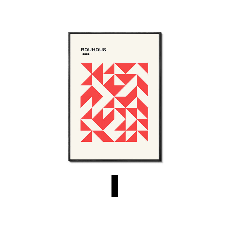 Bauhaus Geometric Wall Art Print