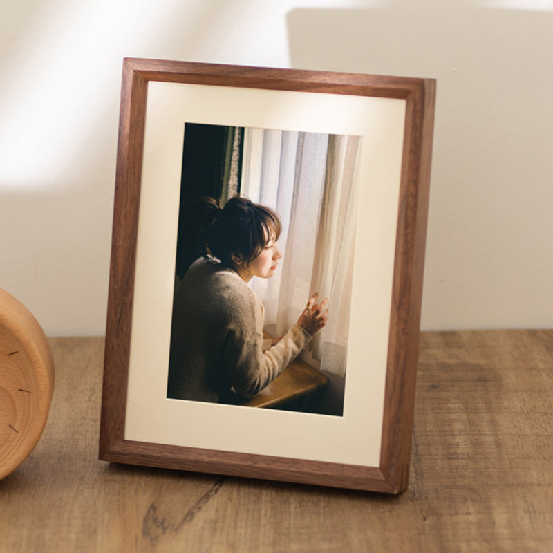 Elegant Wooden Photo Display Frame