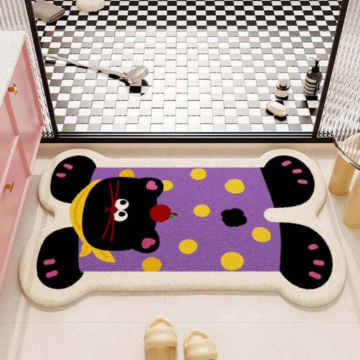 Fun Animal-Themed Bathroom Mat