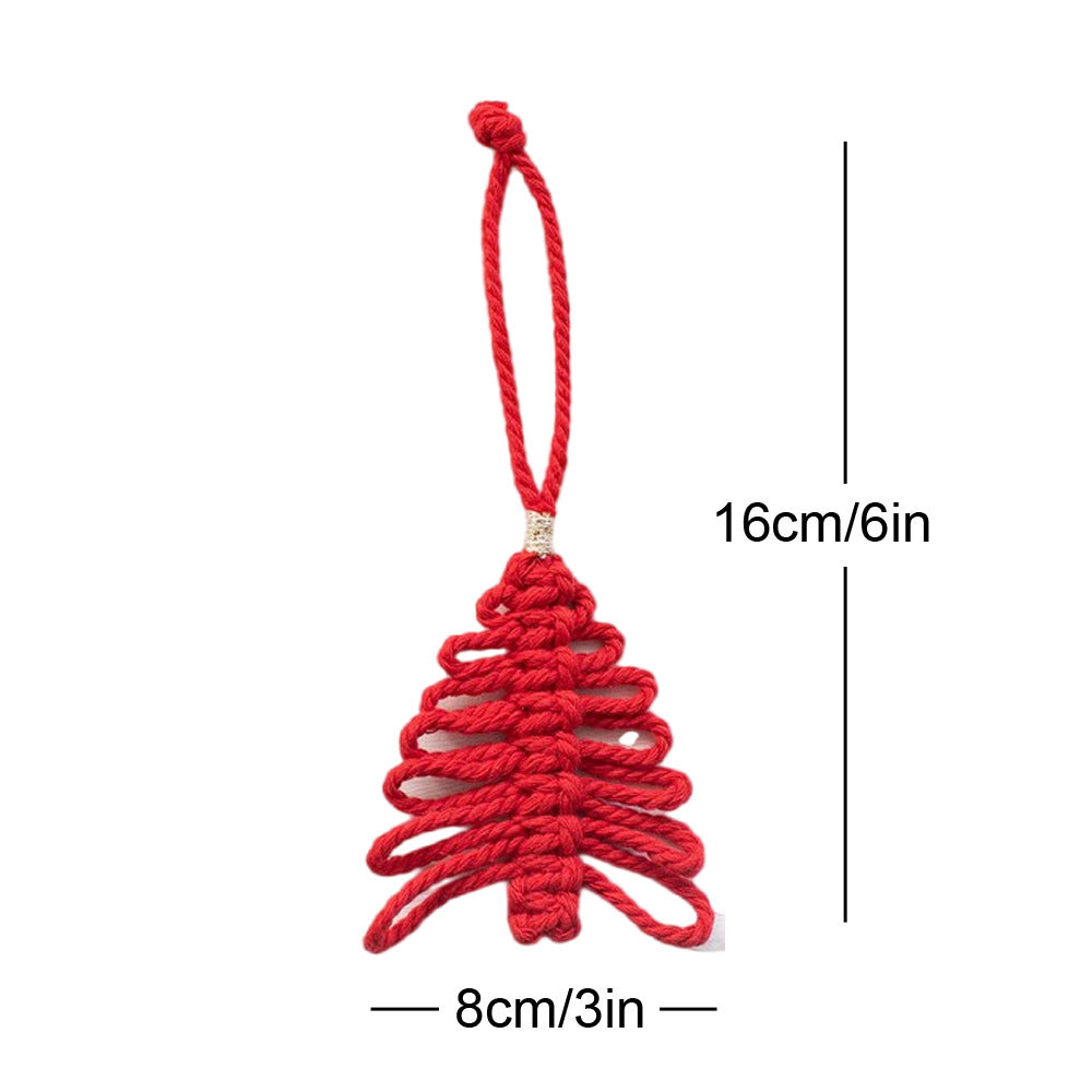 Macrame Christmas Tree Ornament