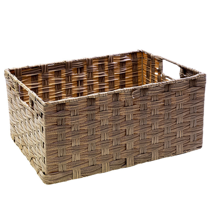 Sparkling storage basket with carrying handle