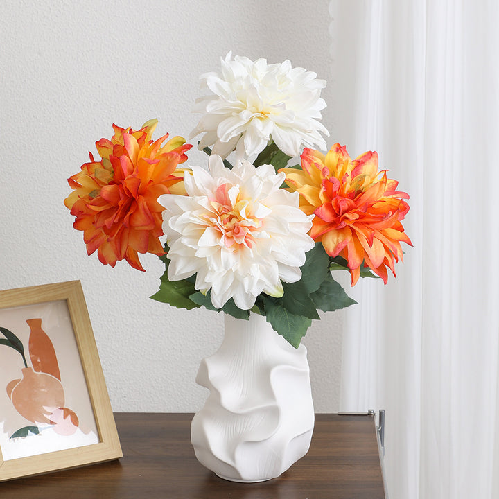 Artificial flower bouquet with lifelike details
