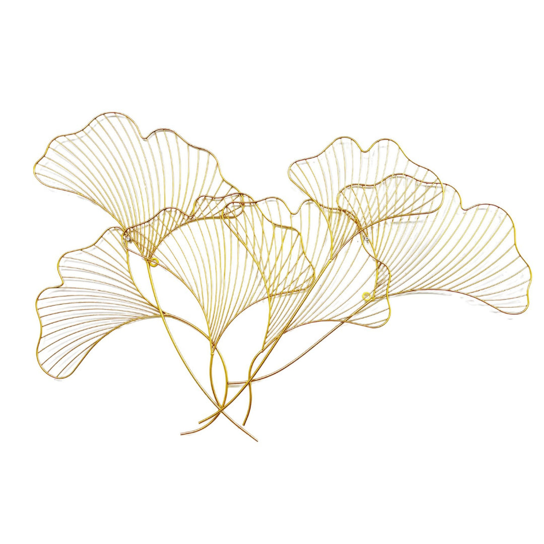 Decorative Metal Ginkgo Leaf Wall Art