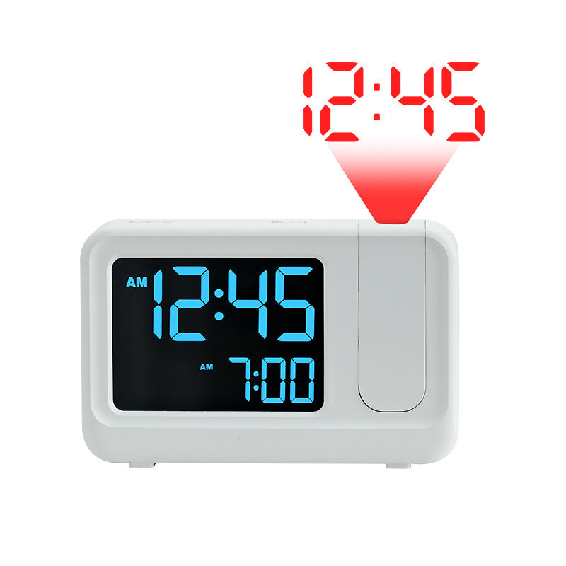 Digital projection alarm clock