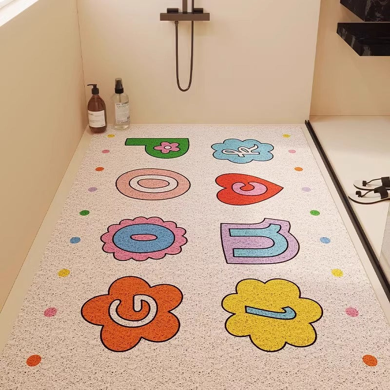 Fun Dinosaur-Themed Bathroom Mat