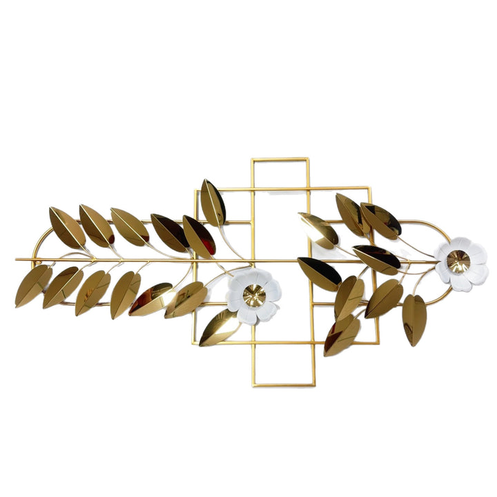 Elegant Botanical Wall Art Sculpture