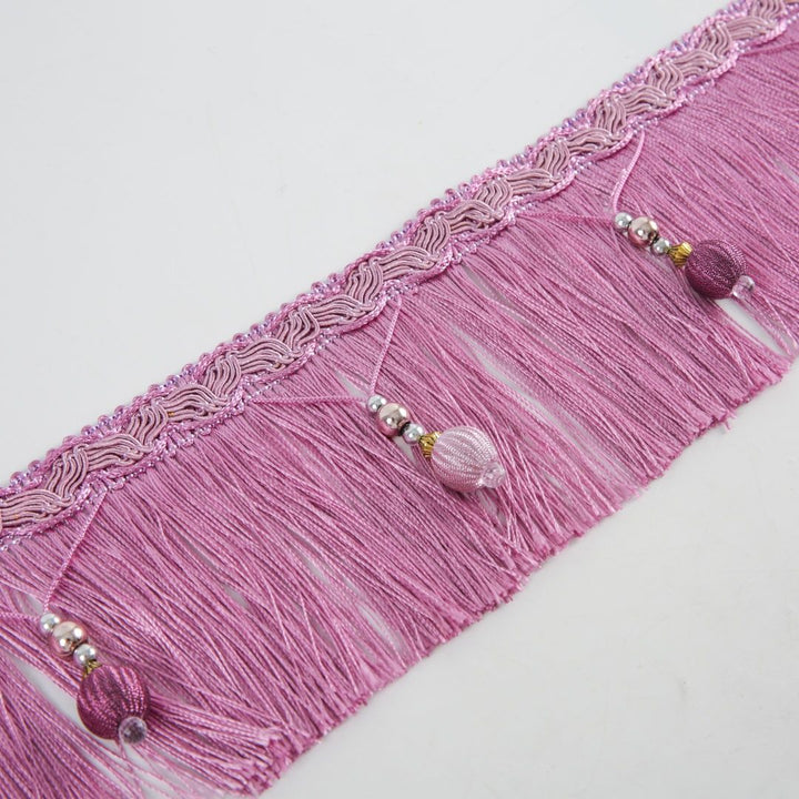Luxury Fringe Braid with Bead Trim